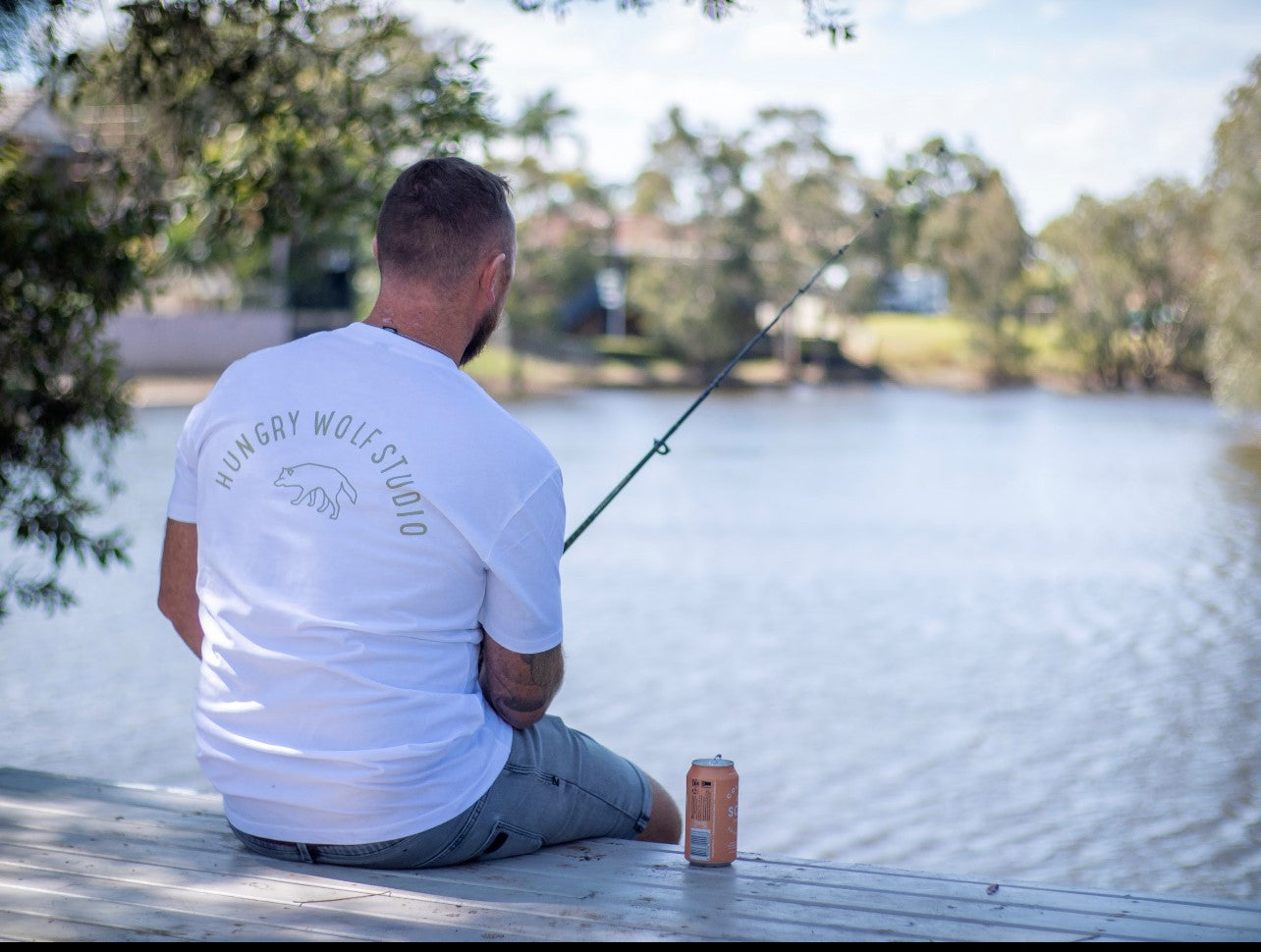 White Crew Logo T-shirts