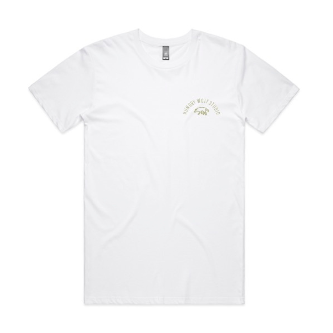 White Crew Logo T-shirts